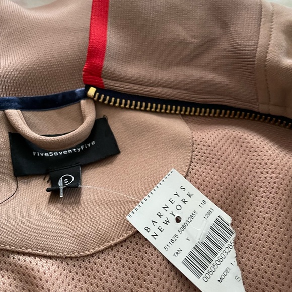 FiveSeventyFive Track Jacket in Tan - Picture 5 of 9